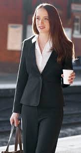 Mens suits 2 piece suit slim fit wedding dinner tuxedo suits for men business casual jacket & trousers 10 colors available. Power Dress For Less In The New 20 Women S Suit From Asda Daily Mail Online