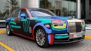 50s lowrider hot rod coloring page free printable coloring. Rolls Royce Phantom Art Car Is Certainly A Sight To See Autoblog