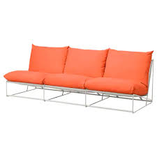 Havsten Sofa In Outdoor Without Armrests Orange Beige Ikea Cushions On Sofa Outdoor Seat Pads Sofa