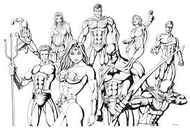 If your child loves interacting. Justice League Coloring Pages Best Coloring Pages For Kids