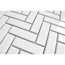 Shop our collection of white mosaic tile in a variety of patterns, materials and finishes. Herringbone White Gloss 30cm X 33cm Wall Floor Mosaic Mosaic Tiles From Dantotsu Ltd Uk