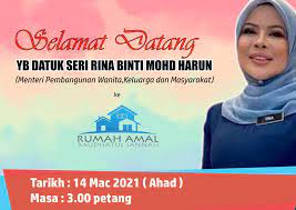 Pembangunan masyarakat desa dan kota l. Rumah Amal Raudhatul Jannah Lawatan Yb Menteri Pembangunan Wanita Keluarga Dan Masyarakat