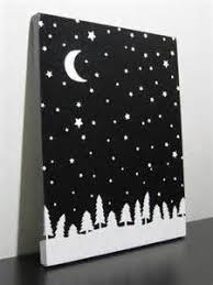 Black And White Painting Easy For Kids From The Mrs Geometric Art On Canvas For Kids Pintura De Guache Pinturas Simples Pinturas Em Tela Simples