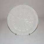 Vintage Luxury Flower Embossed Lace Rim Ceramic Plates Royal White Serving  Dishes Round Dessert Plate