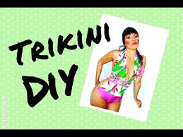 Ci sono anche costumi interi con una sola spallina, o allacciati dietro al collo. Come Fare Un Costume Da Bagno Trikini Diy Tutorial By Diana Toto Youtube In 2021 Modest Tankini Tankini Sporty Tankini