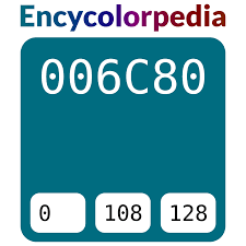 Great Blue Gree 006c80 Hex Color Code Hex Color Codes Hex Colors Color Coding