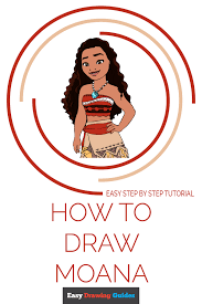 This silly rooster is moana's. How To Draw Moana Really Easy Drawing Tutorial