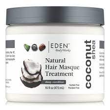 Each and every taliah waajid brand hair care product is specifically crafted and formulated to provide naturally curly, coily, kinky and wavy hair textures with moisturizing, conditioning and cleansing excellence to support healthy, flourishing, beautiful natural hair. Eden Bodyworks Coconut Shea All Natural Hair Masque 16 Oz Naturallycurly