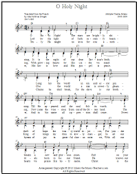 And in his name all oppression shall cease. O Holy Night Sheet Music With A Step By Step Chord Theory Lesson