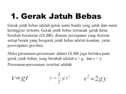 Benda Yang Bergerak Jatuh Bebas Merupakan Contoh Temukan Contoh