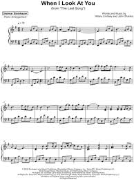 The song was written by hillary lindsey and john shanks, and produced by shanks. When I Look At You Sheet Music 7 Arrangements Available Instantly Musicnotes