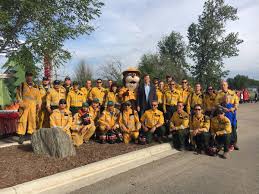 With california's wildfire season yet to take off, local firefighters were in western canada for the a california firefighter kicking soil in an alberta forest, introducing the soil to oxygen and causing it to. Alberta Sending Police And Firefighters To Help With B C Fires My Grande Prairie Now