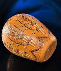 Sold at Auction: Navajo Jackson & Nancy Yazzie Yei Vase Native American  pottery pot