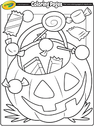Crayola disney princess color & activity book, 32 coloring pages & 7 mini markers, gift for kids, packaging may vary. Halloween Treats Coloring Page Crayola Com