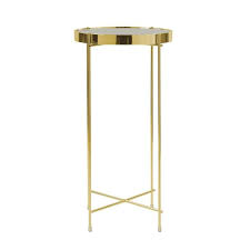 Enjoy free shipping on most stuff, even big stuff. Ritz Round Gold Glass Tall Side Table