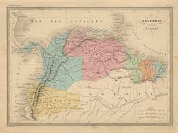 Old map colombie, venezuela, ecuador. Colombie Et Guyanes Colombia Guyanas Venezuela Ecuador Malte Brun C1871 Map