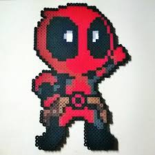 Chibi Deadpool Perler Beads By Pixelpinoy Perler Bead Patterns Perler Patterns Perler Art