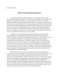 It got to the point where her husband wouldn't give her any more money because he knew what she. Reflective Essay Biomedical Techniques