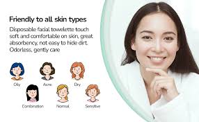 Amazon.com: POMPOM LIFE Disposable Face Towel, Ultra Soft Thick Wash Cloths  for Adults and Baby, 100% Cotton Dry Wipes for Washing and Drying, 100  Count Facial Tissue for Cleansing, Skincare, Makeup Remover :