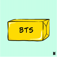 Bts butter is almost here. Mina Na Twitteri The Bts Logo On The Butter Packaging Is Such A Cute Detail Bts Butter