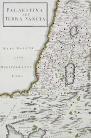 Biblisch כְּנַעַן kena'an, später אֶרֶץ יִשְׂרָאֵל eretz jisra'el (land israel), seltener cisjordanien. Israel Palastina Karte Palaestina Sev Terra Sancta 80 00 Kunst Antike Grafiken Gemalde Foto Bild Antiquariat