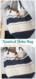 Whether your favorite baby yarn is cashmere homespun or red heart baby econo yarn, the price for the privilege to knit can pile up in a flash. Nautical Tote Bag Crochet Free Patterns Crochet Knitting