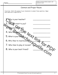 Noun worksheets, lessons, and tests. Common Proper Nouns Worksheet Nidecmege