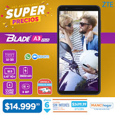 CELULAR ZTE BLADE A3 PLUS SUPER