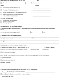 Entbindung — ist im gegensatz von geburt oder der durch naturkraft bewerkstelligten entwickelung des kindes, die empfangnahme desselben bei einer natürlichen oder die hilfsleistung bei künstlichen. Antrag Auf Haushaltshilfe Pdf Kostenfreier Download