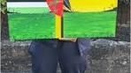 Unique Art Piece: Dominica and Ghana Flag Fusion