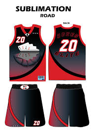 Basketball Jersey Design Black And Red Sublimated Road Uniform Basketball Uniforms Design Basketball Uniforms Lifetime Basketball Hoop