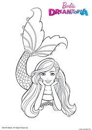 Barbie a bien évolué depuis sa création en 1959. Coloriage Barbie Sirene Multicolore Dessin Barbie A Imprimer