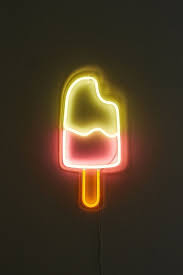 Popsicle Neon Sign Neon Signs Neon Light Signs Neon Design