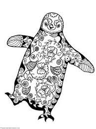 Cute mermaid mandala for kids. Penguin Doodle Coloring Pages Penguin Coloring Pages Animal Coloring Pages Penguin Coloring