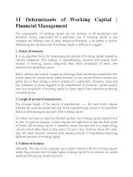 What is the formula for permanent working capital? 11 Determinants Of Working Capital Financial Management Capital Economics Working Capital