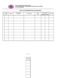 Dan keperdataan ini lebih mengedepankan keselarasan pola pikir bahwa. Buku Log Aduan Kerosakan