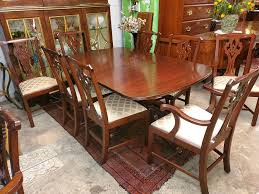 Brand new henkel harris model #2235 dining room table this offering is for a brand new dining room table by henkel harris. Henkel Harris Mahogany Dining Table W 8 Chairs Chippendale 3 Leaves Long Valley Traders