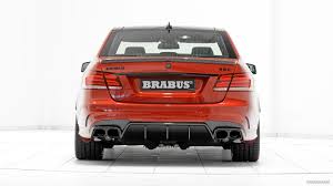 Brabus 850 6 0 Biturbo Based On Mercedes Benz E63 Amg Metallic Red 2014 Rear Hd Wallpaper 39