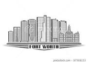 Vector illustration of Fort Worth - Stock Illustration [97569153 ...
