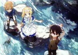 4 Days Left So Here S A Picture Of The Alicization Trio In Childhood Swordartonline Sword Art Sword Art Online Kirito Sword Art Online