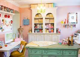 Get inspired with these organizational ideas and gorgeous rooms. Wide Shot Dream Craft Room Craft Room Office Craft Room Design