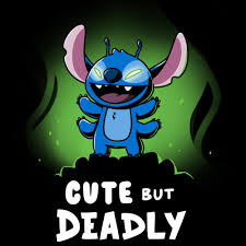 Attractive in a dainty way; Cute But Deadly Stitch Official Lilo Stitch Tee Teeturtle