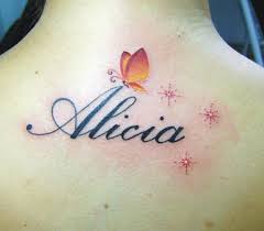 No es sencillo elegir las letras de tatuaje adecuadas. Names Tattoo Alicia Tattoos Name Tattoos Name Tattoo