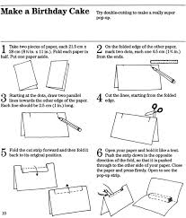 Grab supplies like card stock, white paper, scissors, glue stick, contrasting paper, and start working on it. Printable Birthday Cake Pop Up Card Template Free Download Novocom Top