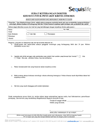 Bagaimana, sudahkah anda dapat memahami cara membuat surat pemberitahuan? Surat Keterangan Sakit Stroke Fill Online Printable Fillable Blank Pdffiller