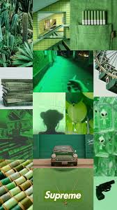 Wallpaper Background Collage Aesthetic Music Color Green Light Green Green Aesthetic Green Aesthetic Tumblr Green Wallpaper