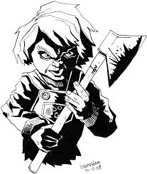 Chucky coloring pages are a fun way for kids of all ages to develop creativity, focus, motor skills and color recognition. Ice Cream Horror Game Coloring Pages
