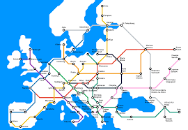Barcelona is a city on the coast of northeastern spain. Fictional Oc How A European Hyperloop System Could Look Like Mapporn