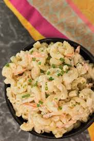 Substitute mac salad with fresh mix salad in the plate lunches! How To Make Authentic Hawaiian Macaroni Salad Foodology Geek
