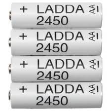 Ladda Rechargeable Battery Hr6 Aa 1 2v Ikea In 2021 Rechargeable Batteries Battery Sizes Recharge
